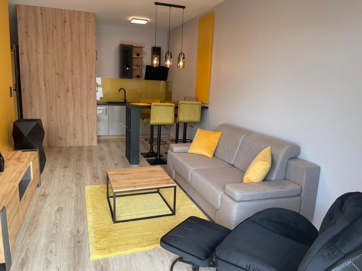 Apartament Elegance Yellow W Let'S Sea Basen&Spa Gaski  Luaran gambar